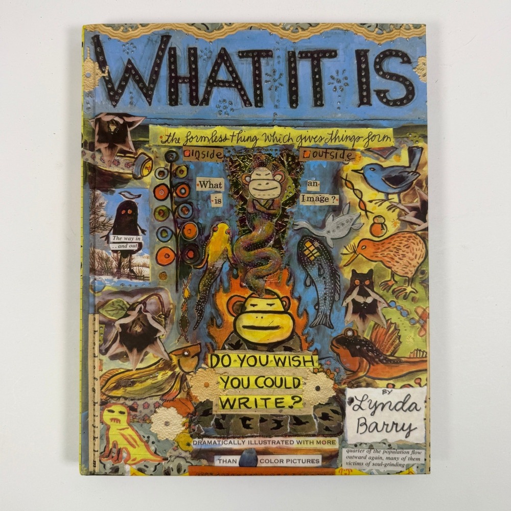 What It Is by Lynda Barry Hardcover Graphic Novel Drawn and Quarterly 2008